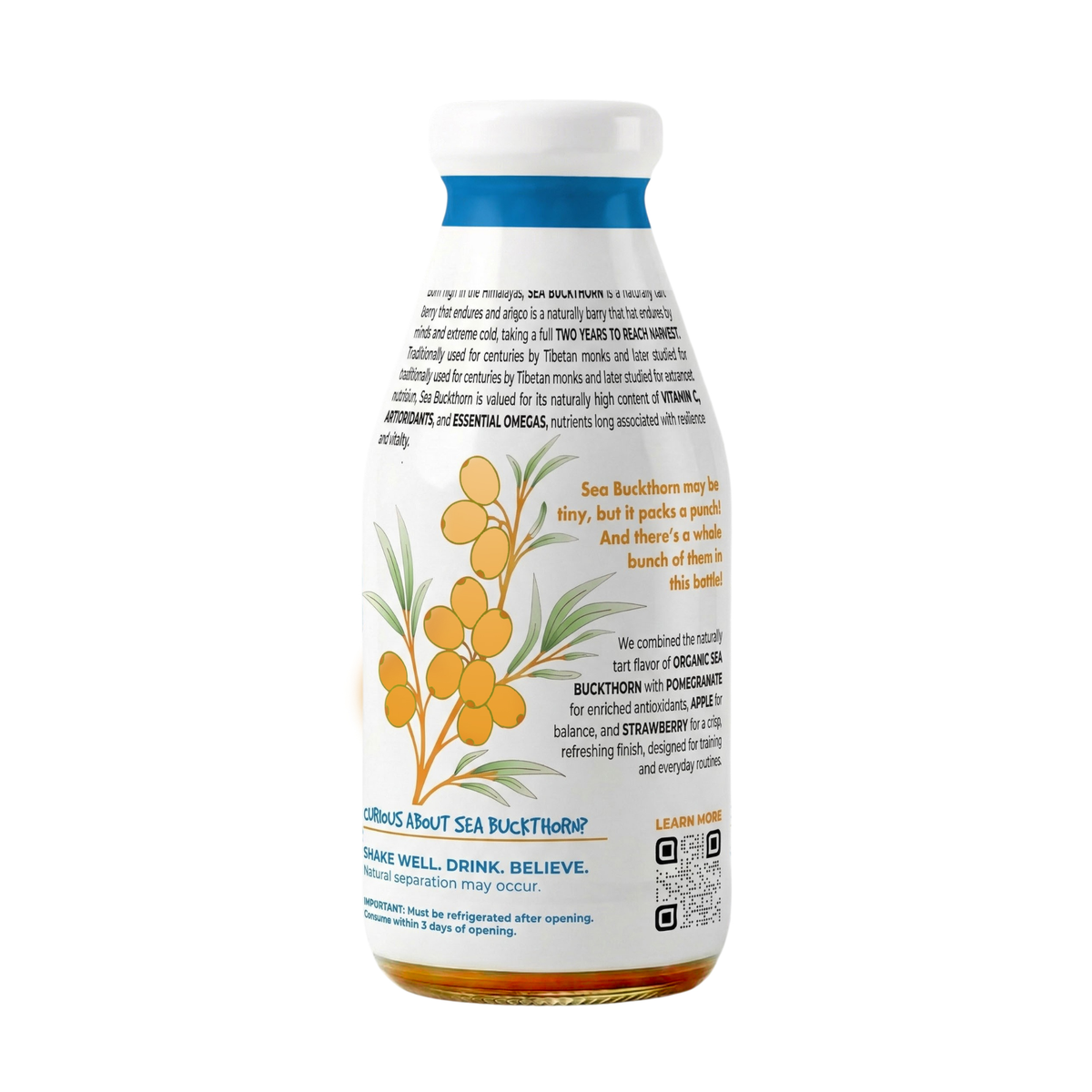 Miracle Sea Buckthorn PERFORM, Organic Wellness Juice, 6-Pack
