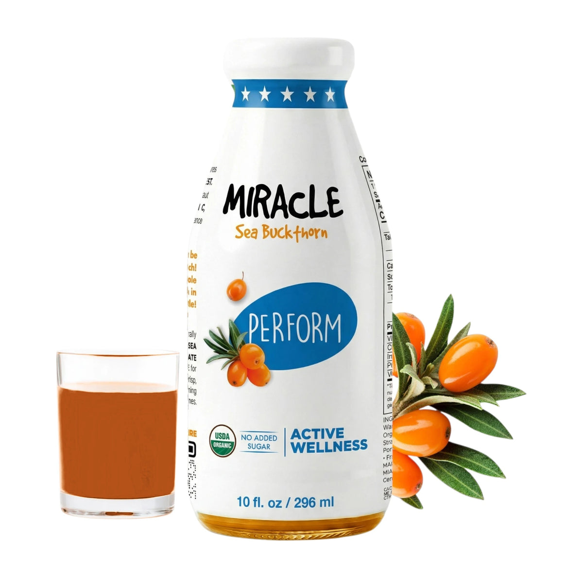 Miracle Sea Buckthorn Perform: Active Wellness, 6-Pack